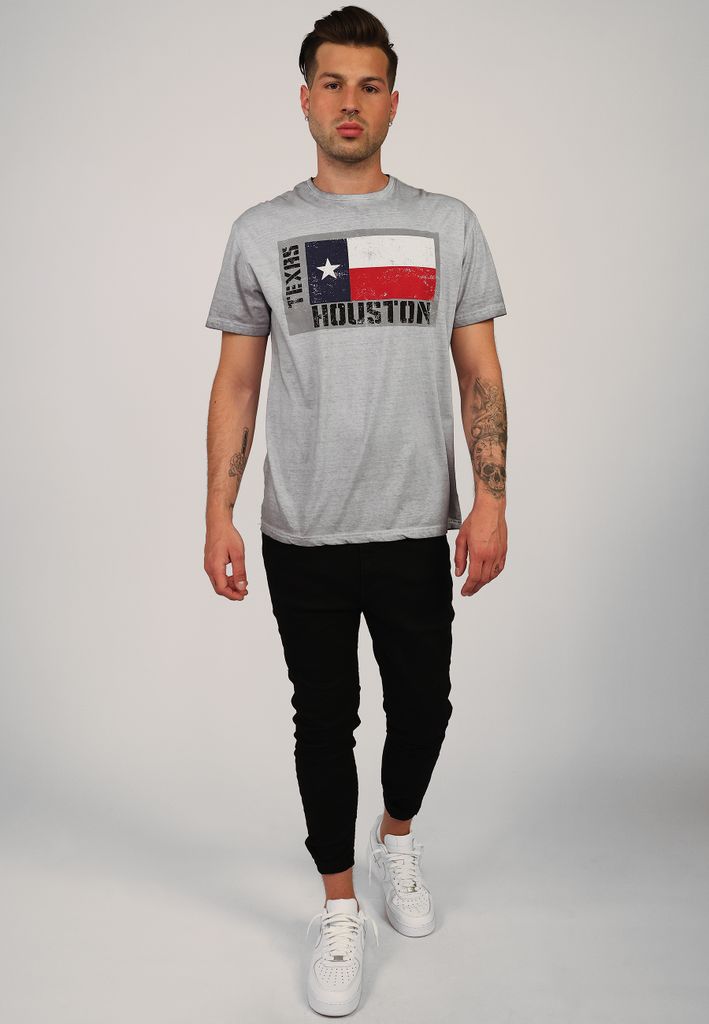Top Gun T-Shirt TG20212103 Herren light grey XXL