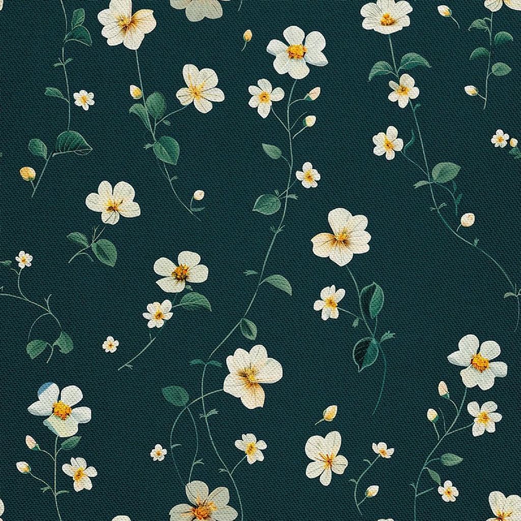 OUTDOOR DEKOSTOFFE OXFORD - Motiv Blumen I DX5434