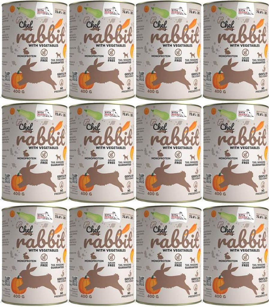 SYTA MICHA Mokra karma Królik z warzywami Mokra karma dla Produktbild 