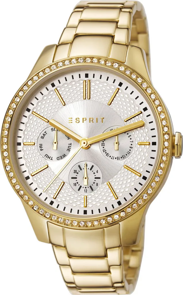 Esprit Alice ES107132006 Montre Femme Argentée avec Cristaux Brillants