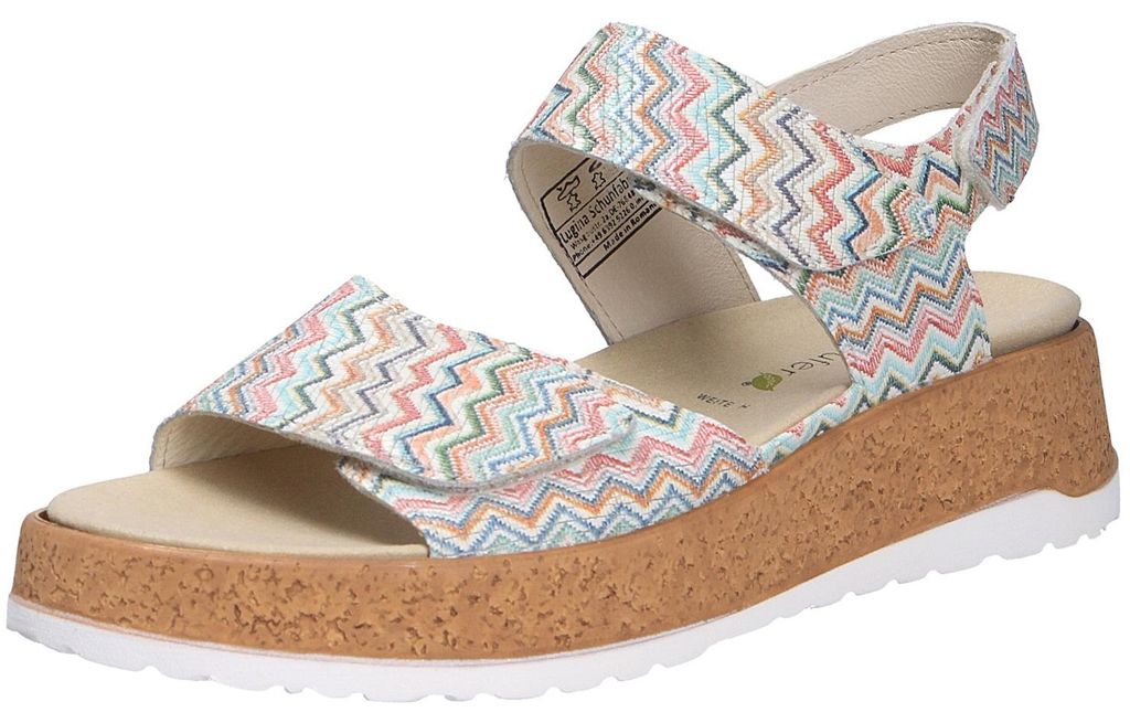Waldläufer Damen Sandale H-LIBBY beige Größe EUR 42 Produktbild 