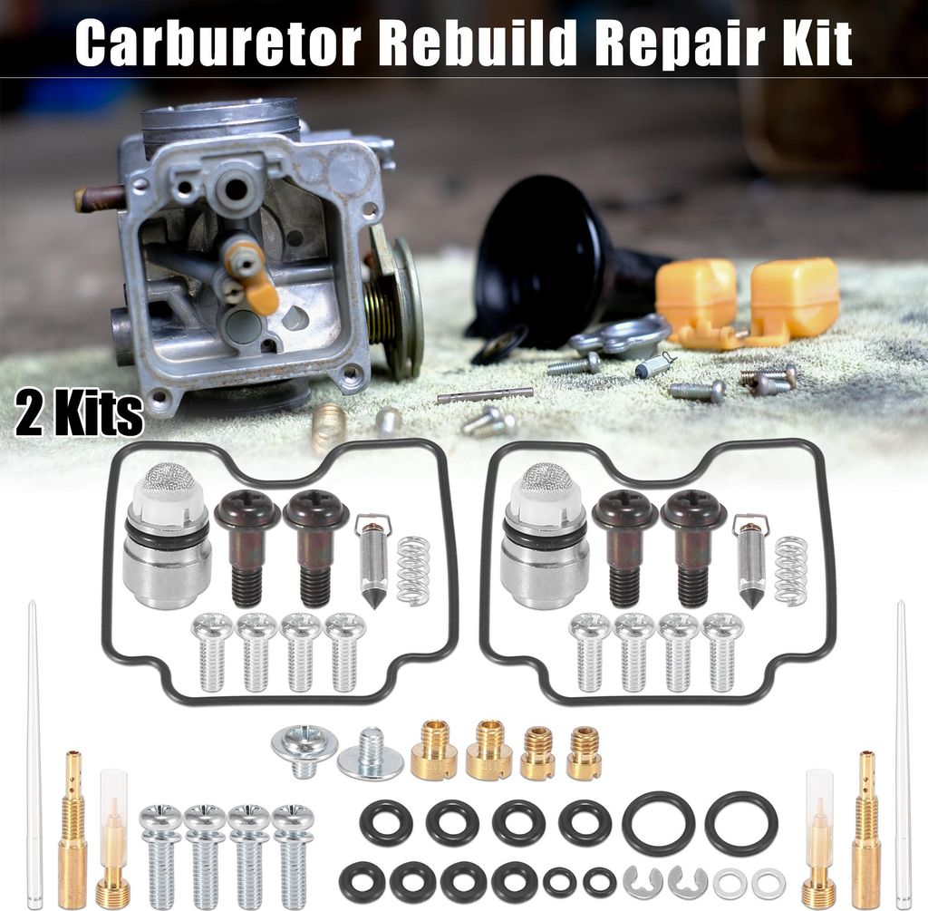2 Kits Motorrad Vergaser Reparatur Umbau Teile Ersatzteil