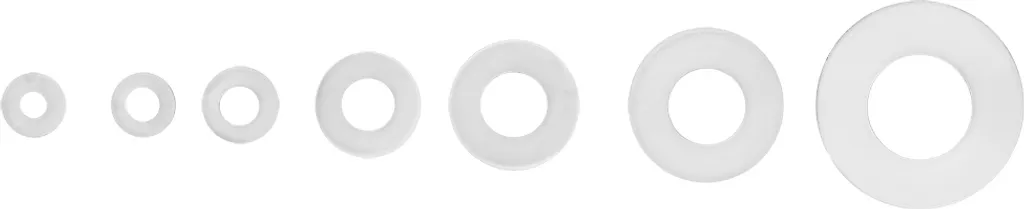 Entretoise en nylon et anneau d'appui plat - Kit de rondelles M3 à M10