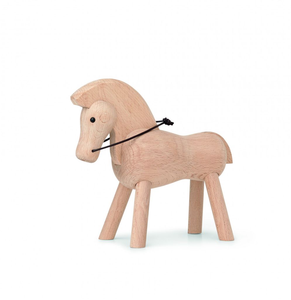 Kay Bojesen Holzfigur Pferd Buche 14 cm