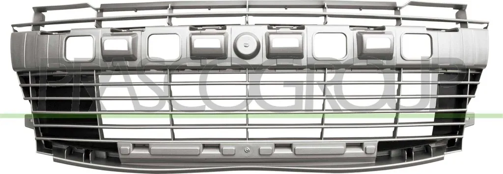 Grille de pare-choc avant Peugeot 206, admission d'air noire PG0112130
