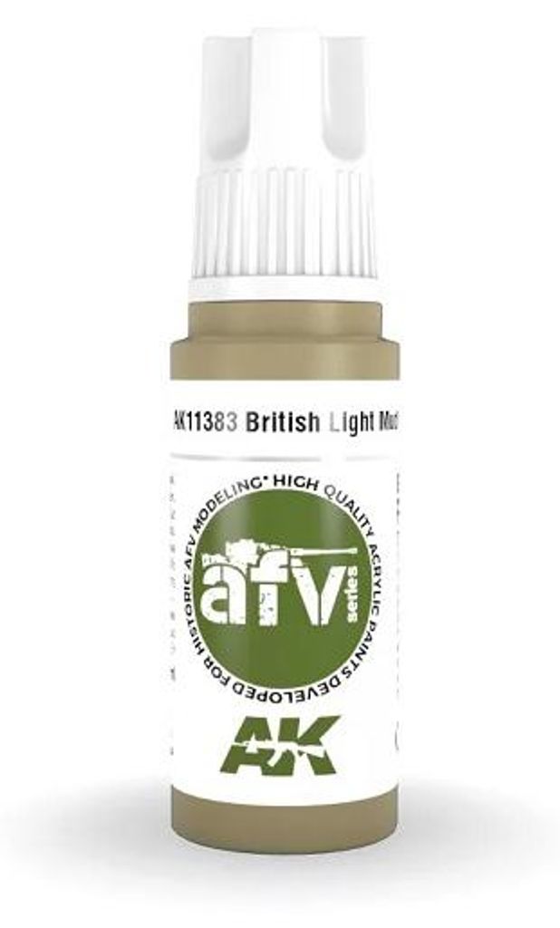 AK Interactive British Light Mud (3rd Generation) (17mL) (AK-11383)