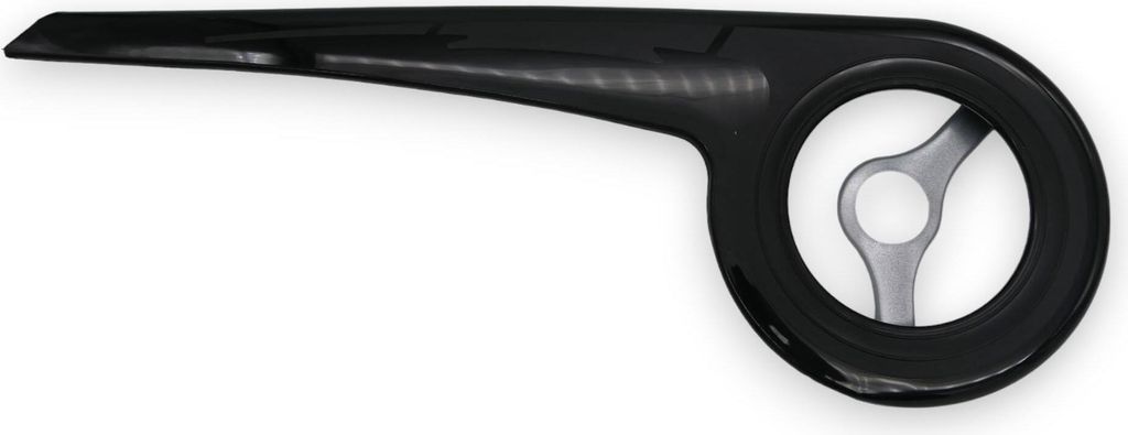 Kettenschutz Kunststoff schwarz mit Brille für 38 - 40 Produktbild 1