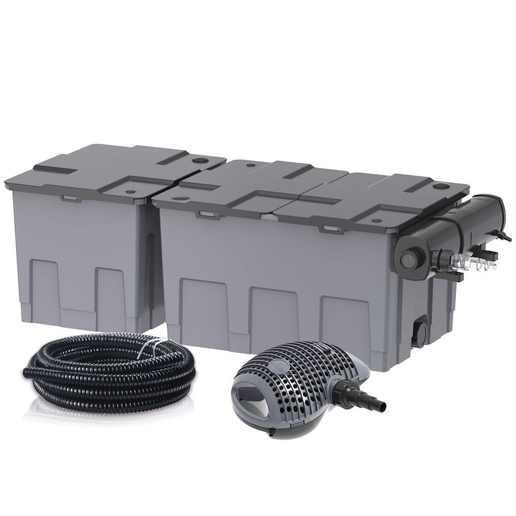 Heissner Durchlauffilter-Set FPU 40000-00 36W UVC 10000 L/h Pumpe