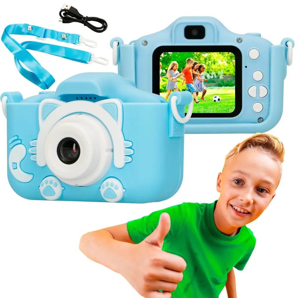 Extralink H27 DUAL BLUE Elettronica per bambini Macchina fotografica digitale per bambini