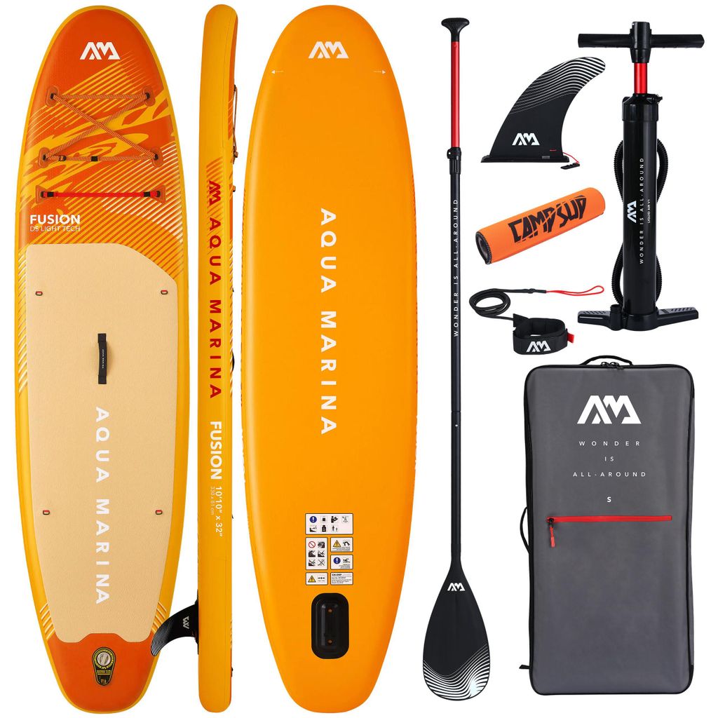 Aufblasbares SUP Board 330 cm Aqua Marina Fusion 10'10 2026 – 150 kg, Komplettset + Paddelboje