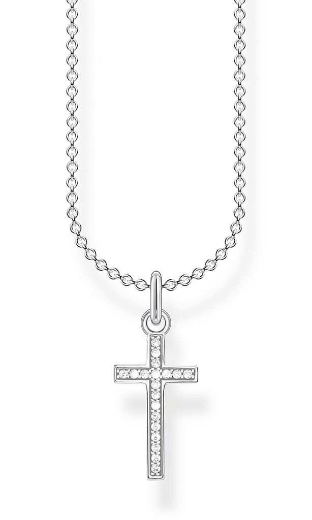 Thomas Sabo Halskette Damen KE2043‑051‑14‑L45v Silber Kreuz Produktbild 
