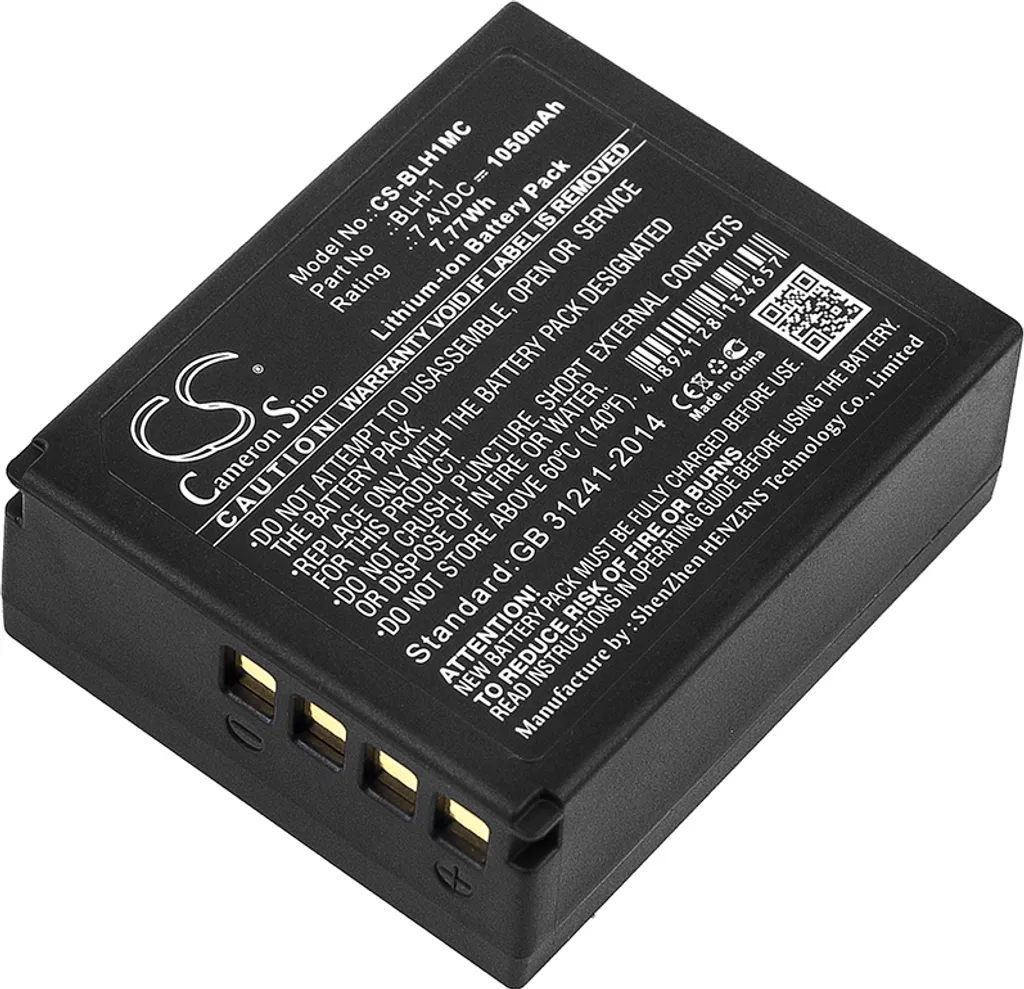Batteria TECHTEK BLH-1 Compatibile Olympus E-M1 Mark II | Alta Durata