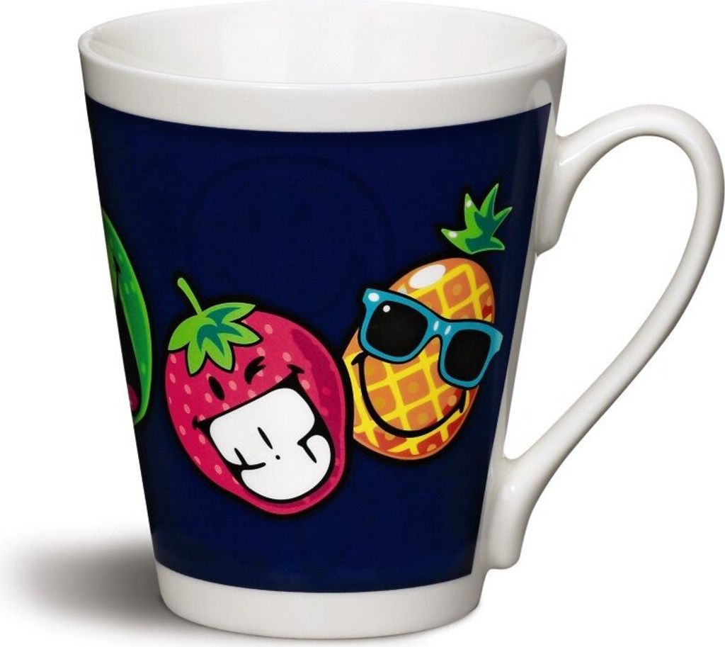 Nici 39324 - Zaubertasse Smiley Früchte 8,8x10,5cm