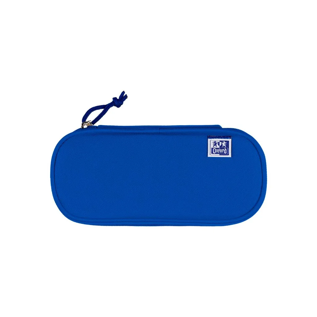 Petit sac à main Oxford ovale bleu pour sorties et ville - Format compact - 4