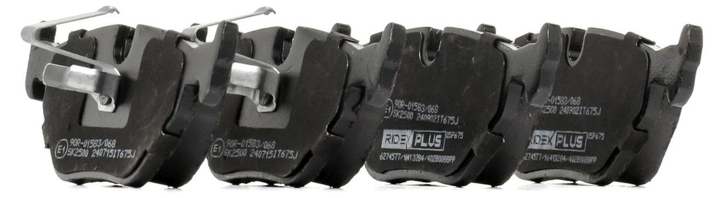 RIDEX PLUS Bremsbeläge Satz Hinten Bremsklötze für BMW 3 Limousine (E46) 402B0088P