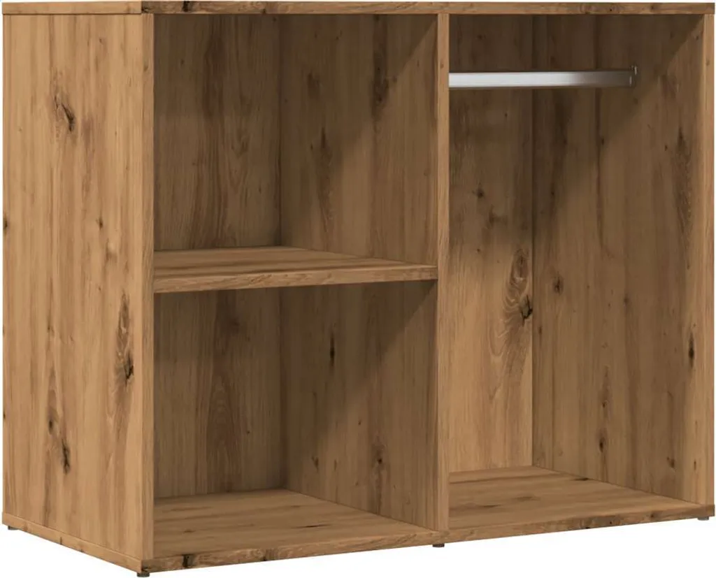 Armadietto Spogliatoio Legno 80x40x65 cm | Soluzione Salvaspazio Rovere