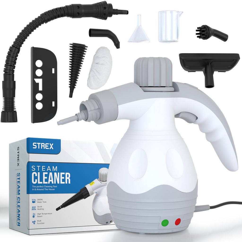 Strex Stoomreiniger Extra Krachtig - 1200W 4bar - Productafbeelding 