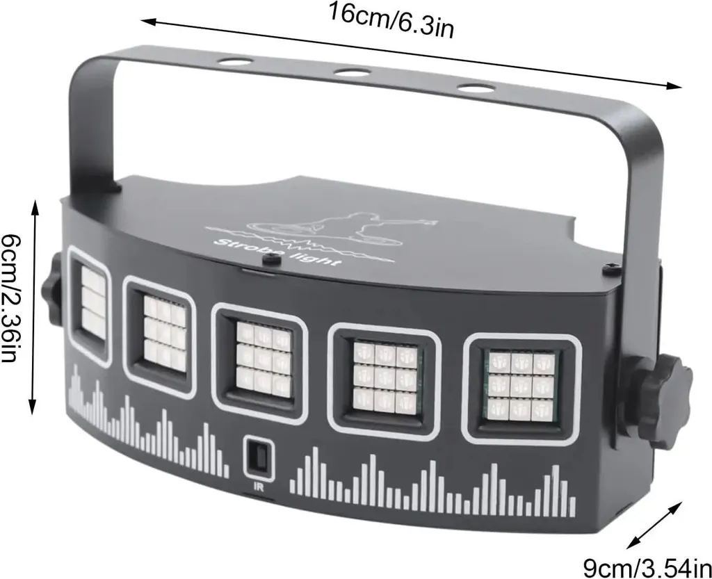 Éclairage DJ LED Compact et Stroboscope Robuste pour Soirées Réussies - 3