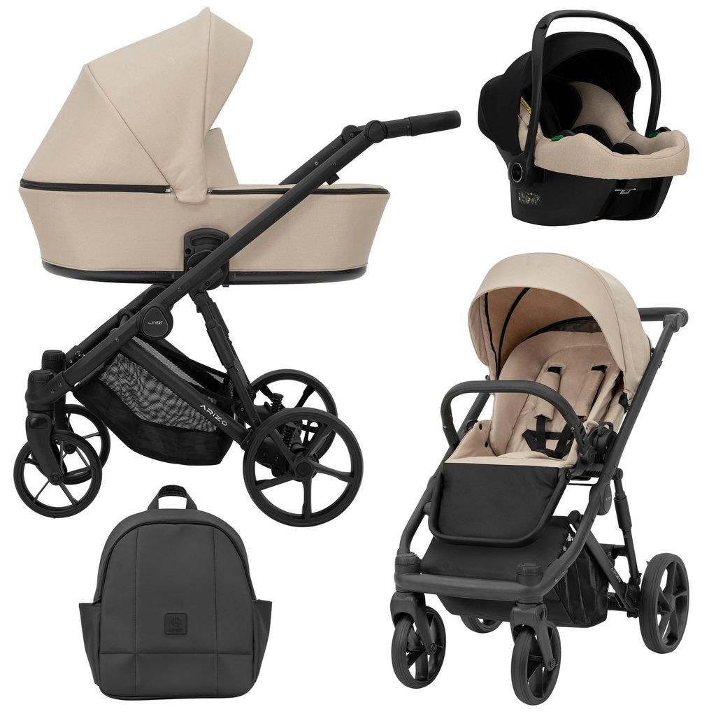 Kunert ARIZO 3in1 - Poussette légère en marron au design Image du produit 
