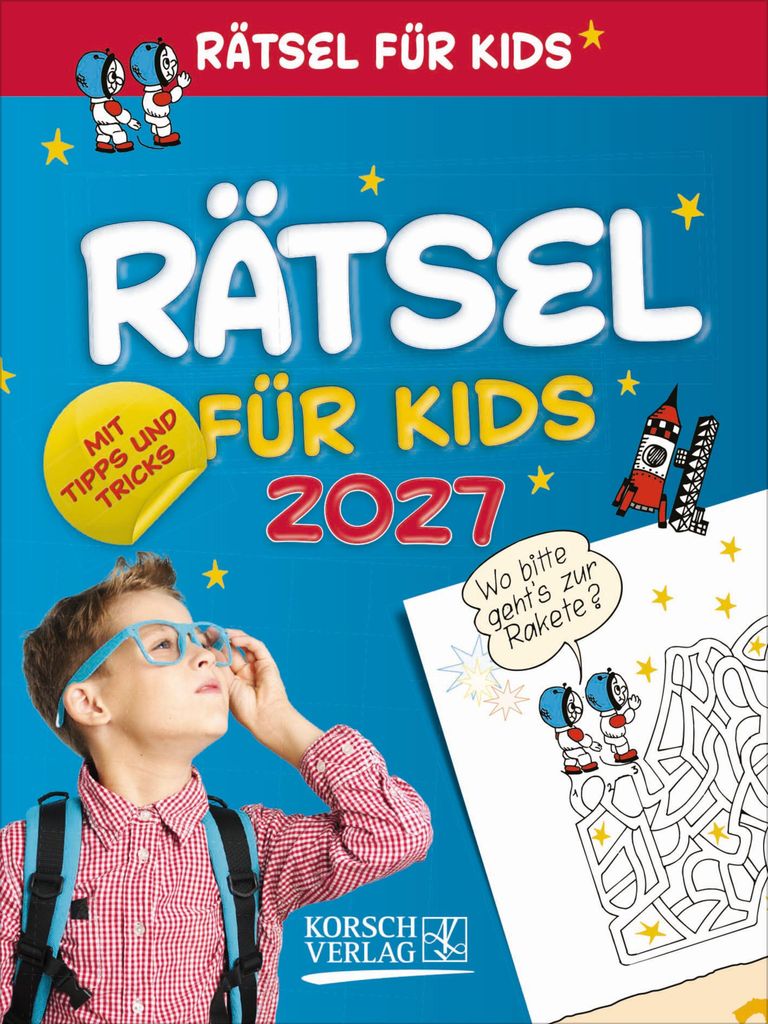 Kalender 2027 für Kinder mit Rätseln Produktbild 