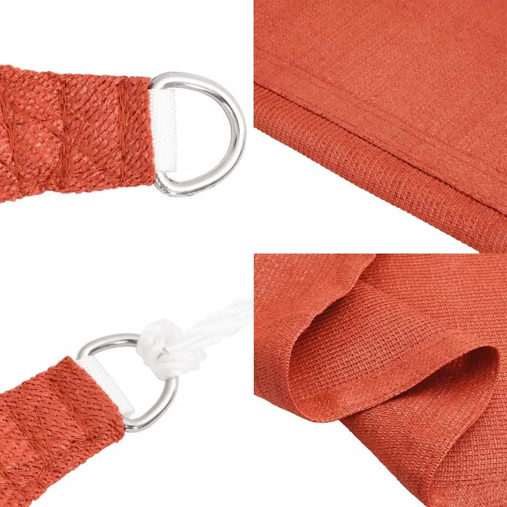 Vela Ombreggiante Economica HDPE 160g 4x4x5,8m Rossa - Prezzo Outlet - 6