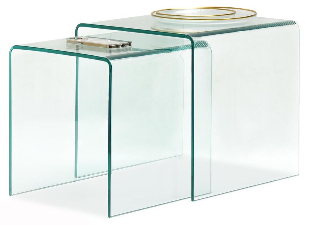 ława szklana duo transparentny, podstawa transparentny Zdjęcie produktu 
