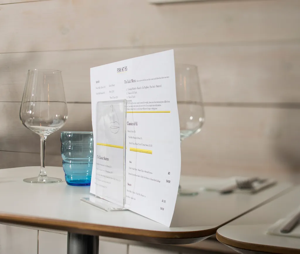 Protège-menu A4 Vertical Transparent : Stop aux Documents Cornés - 2