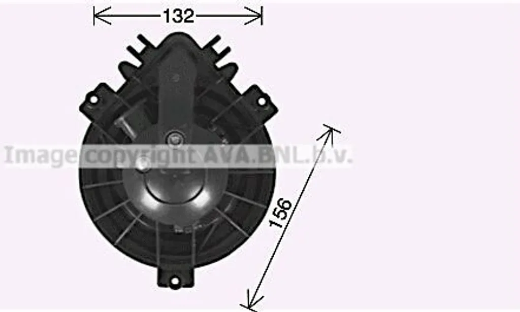 Moteur de ventilateur PRASCO BW8584 pour R50 R53 R52 - OE 64111497537