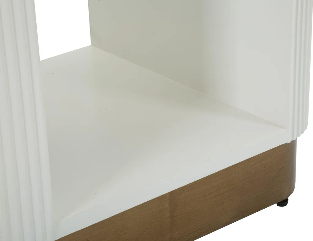 Table de chevet bicolore Tolosa Mauro Ferretti pour chambre parentale - 8