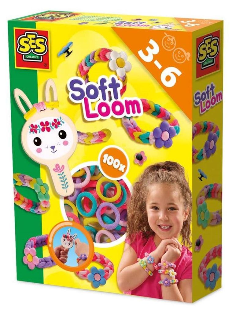Ses Soft Loom-Armbänder basteln