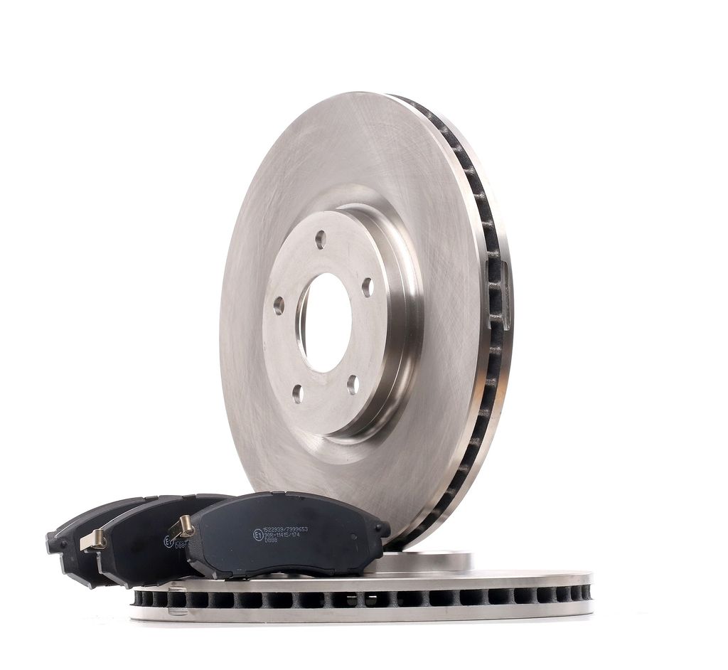 2X Bremsscheiben + Bremsbeläge Vorne