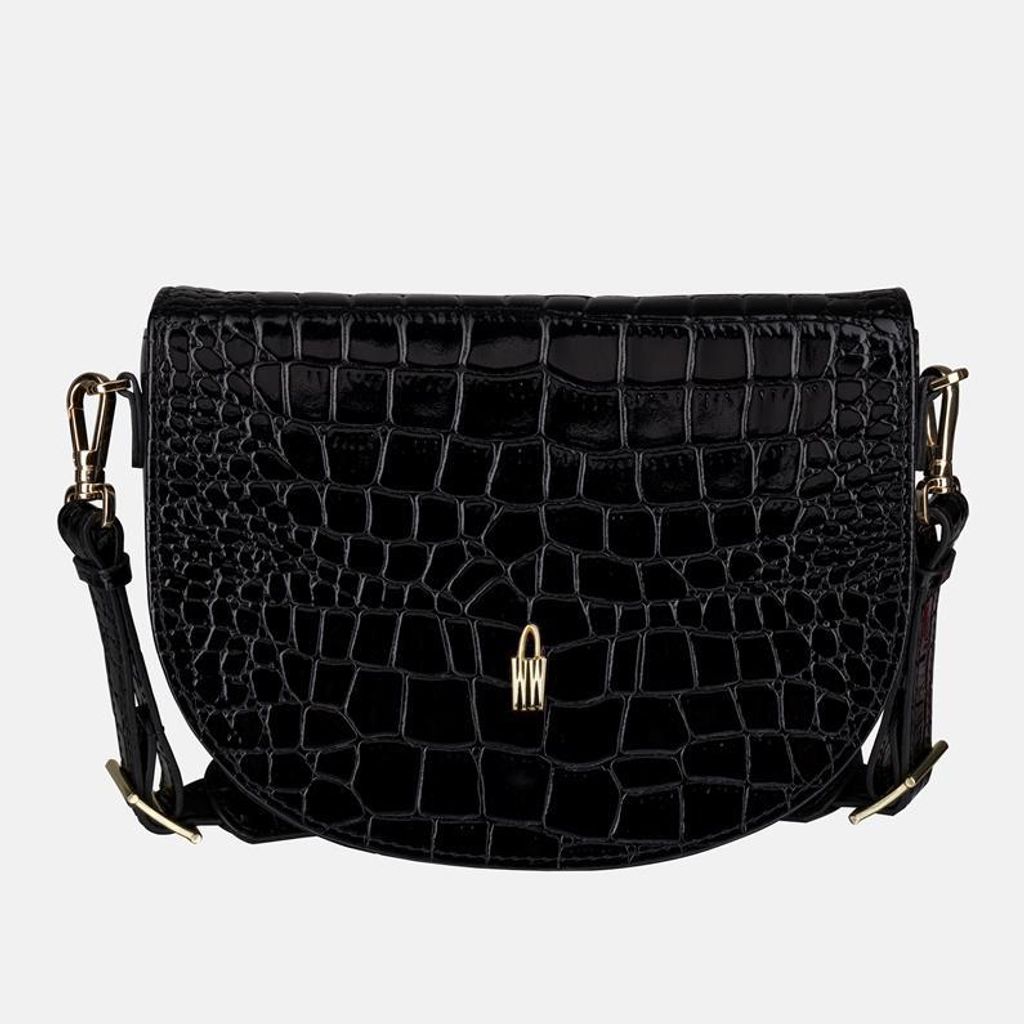 MODENA - Schwarze Umhängetasche aus