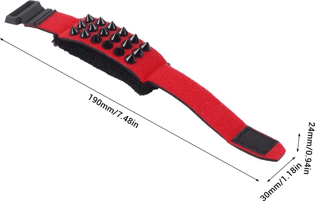19 cm Gitarrensaiten-Dämpfer für Gitarren-/Bassgetriebe, Griffbrett-Dämpfungswickel, Dämpfer im Punk-Stil für 7-saitige Bass-/Elektro-/Akustik...