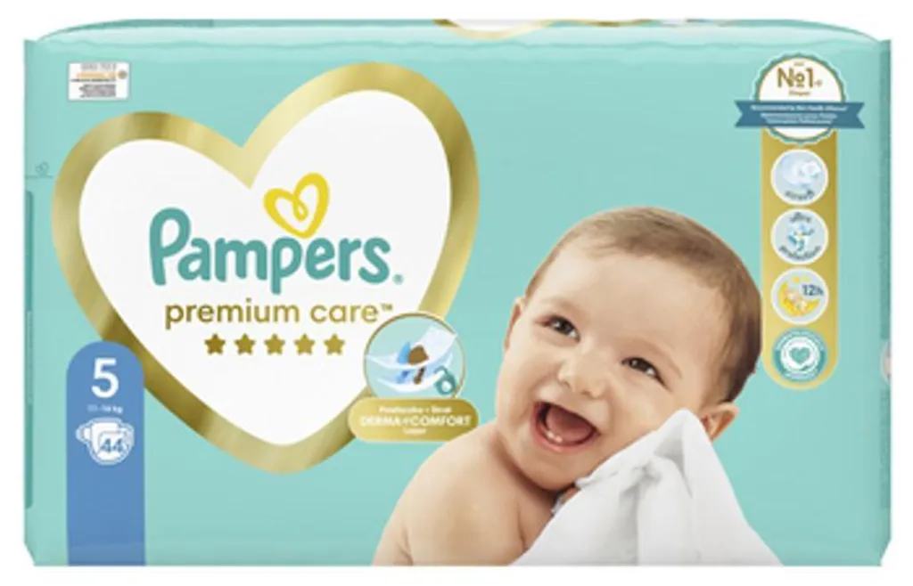 Pampers Premium Care Taille 5 Couches 11-25 kg - Pack de 44 Unités - 4