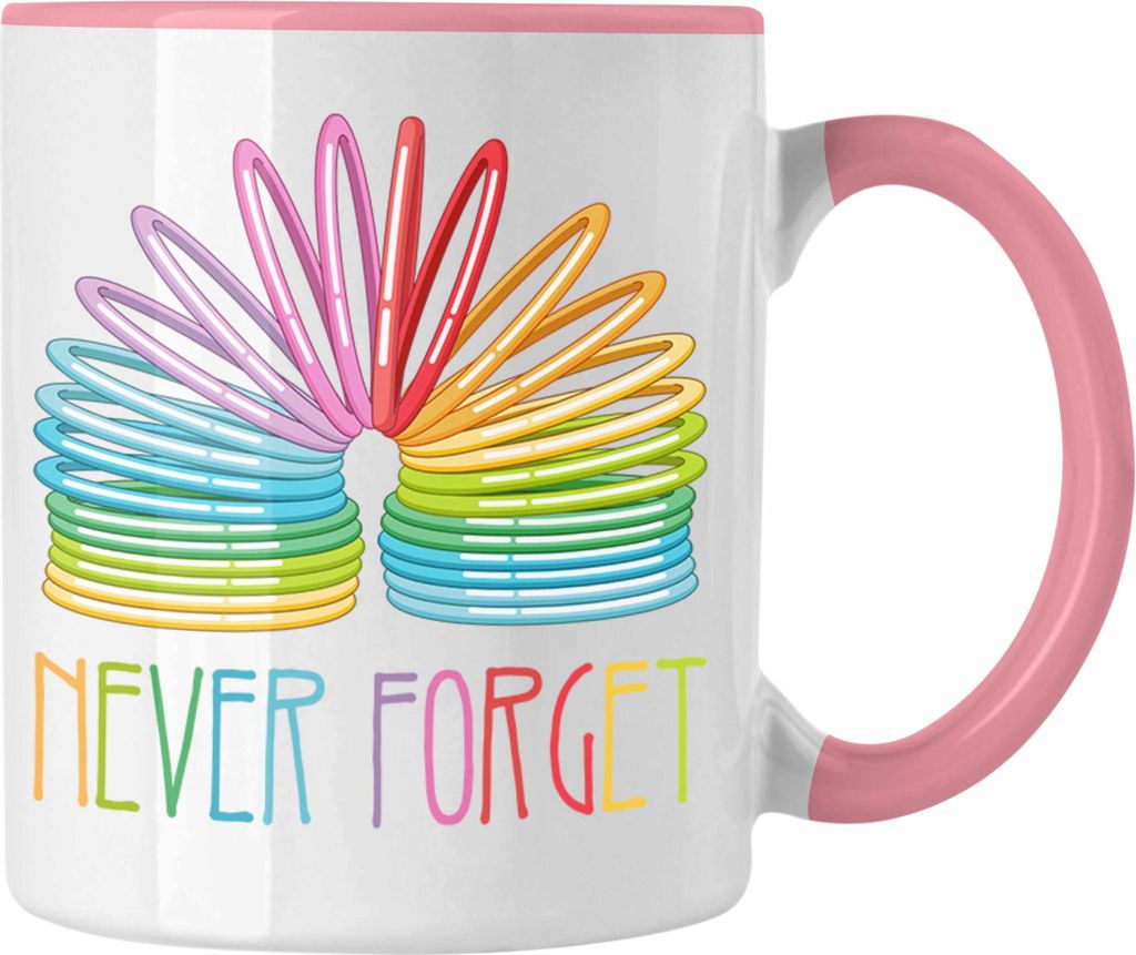 Trendation - Nostalgier 90er Jahre 80er Jahre Fan Geschenkidee Nostalgie Bunt Spielzeug (Rosa)