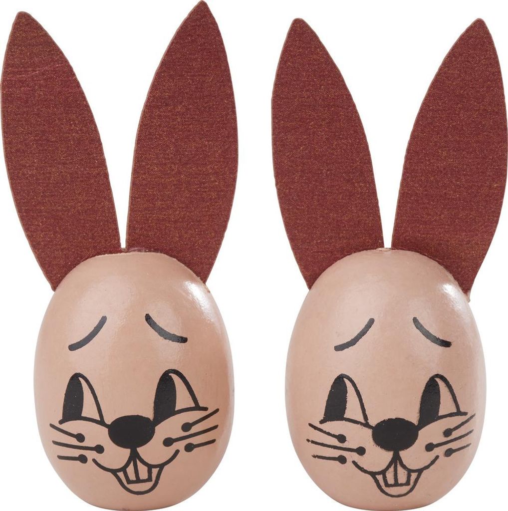 VBS Hasenköpfe halbgebohrt für Osterbasteleien, Ø 2,5 cm, Produktbild 