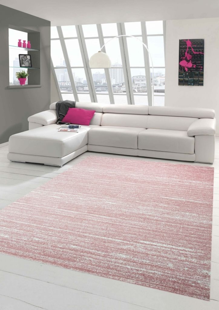 Designer und Moderner Teppich Wohnzimmerteppich Kurzflor Produktbild 