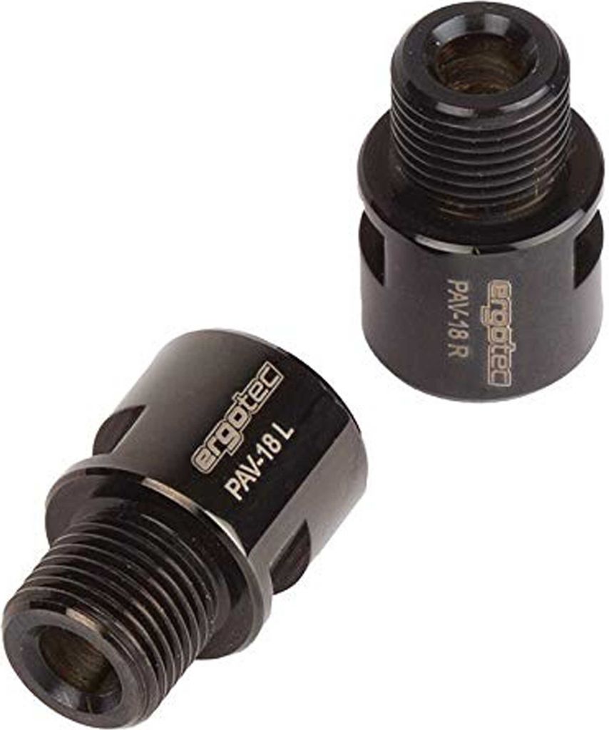 ErgoTec Paar Pedalachsverlaengerg Ergotec Niro 9/16 Schw. Produktbild 