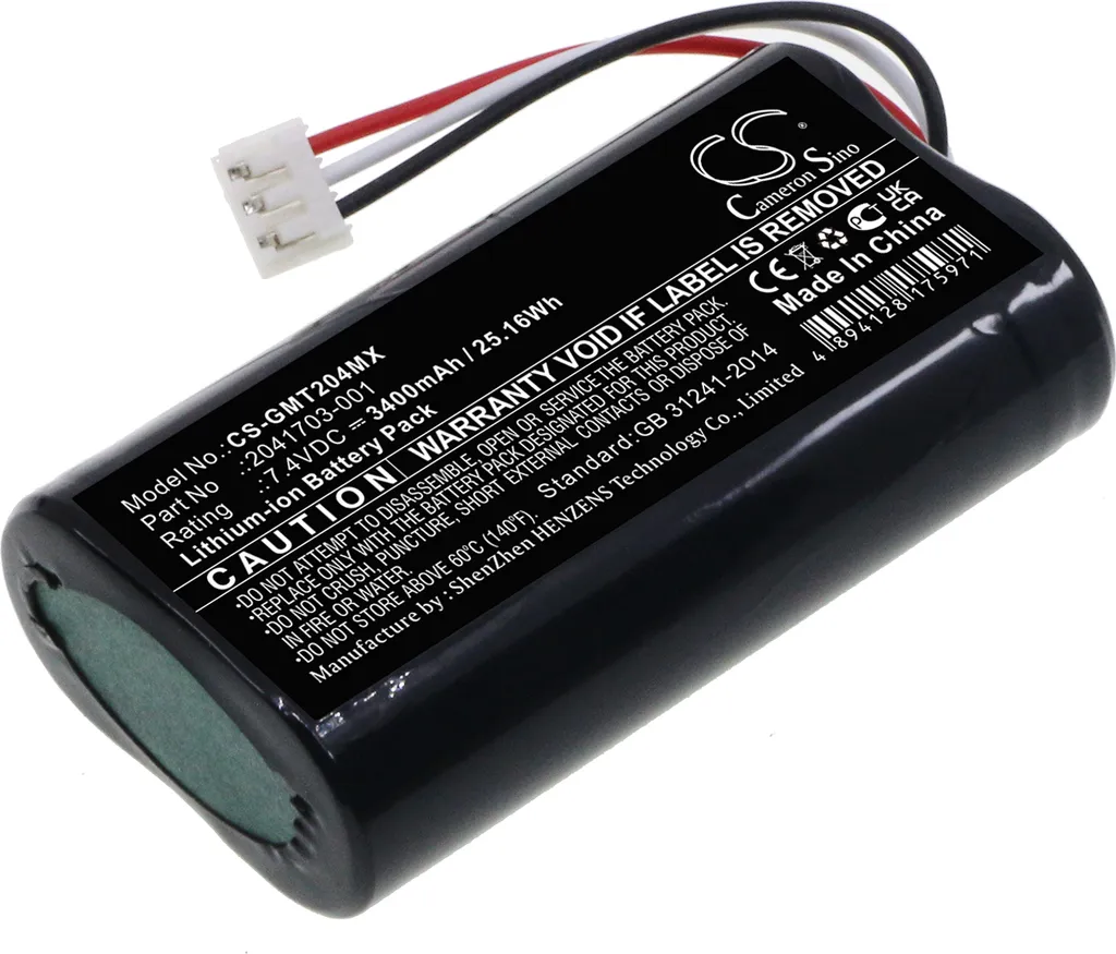 Batterie TECHTEK pour GE FRU Mini Telemetry Transmitter 2041703-001