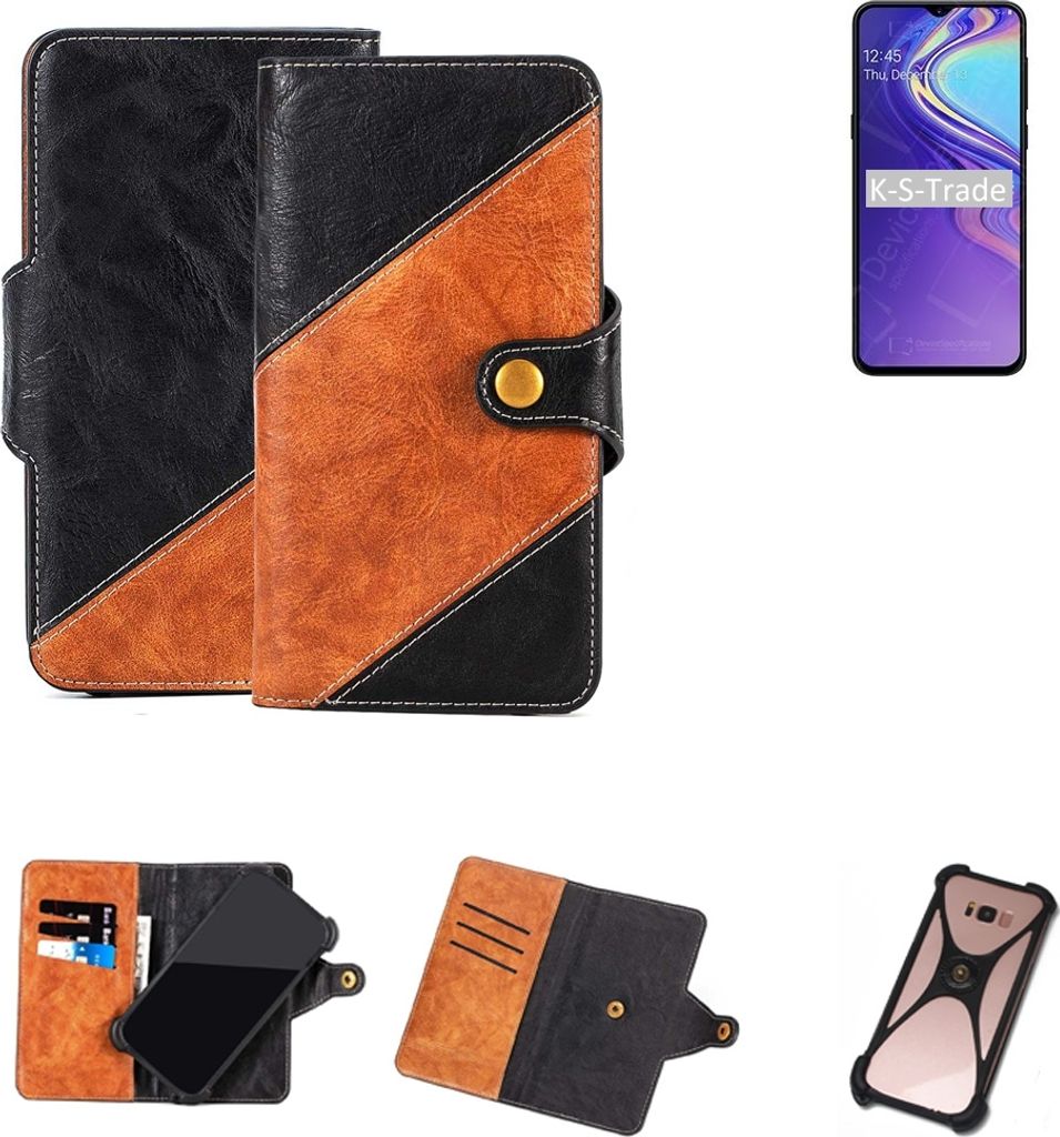 K-S-Trade Handyhülle Schutzhülle Bookstyle Case Wallet-Case Produktbild 
