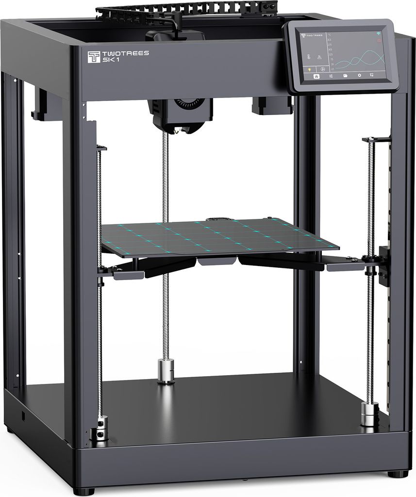 Two Trees SK1 3D-Drucker, 700 mm/s Hochgeschwindigkeitsdruck, kompatibel mit Klipper-Firmware, WLAN-Fernbedienungsunterstuetzung, Z-Tilt-Autonivell...