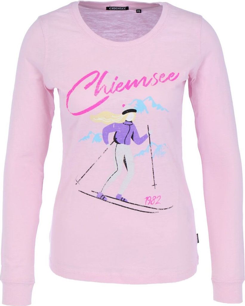CHIEMSEE 12201202 Damen Langarmshirt, Größe:M, Farbe:Pink Produktbild 