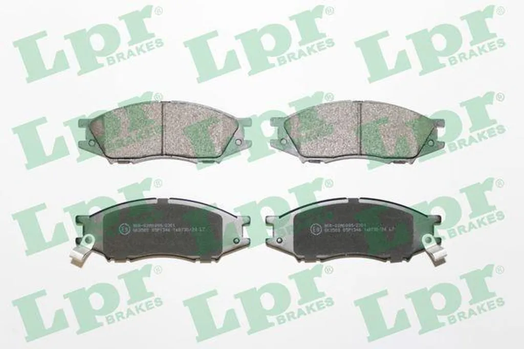 Plaquettes de Frein LPR 05P1346 Silencieuses pour Nissan Almera OE