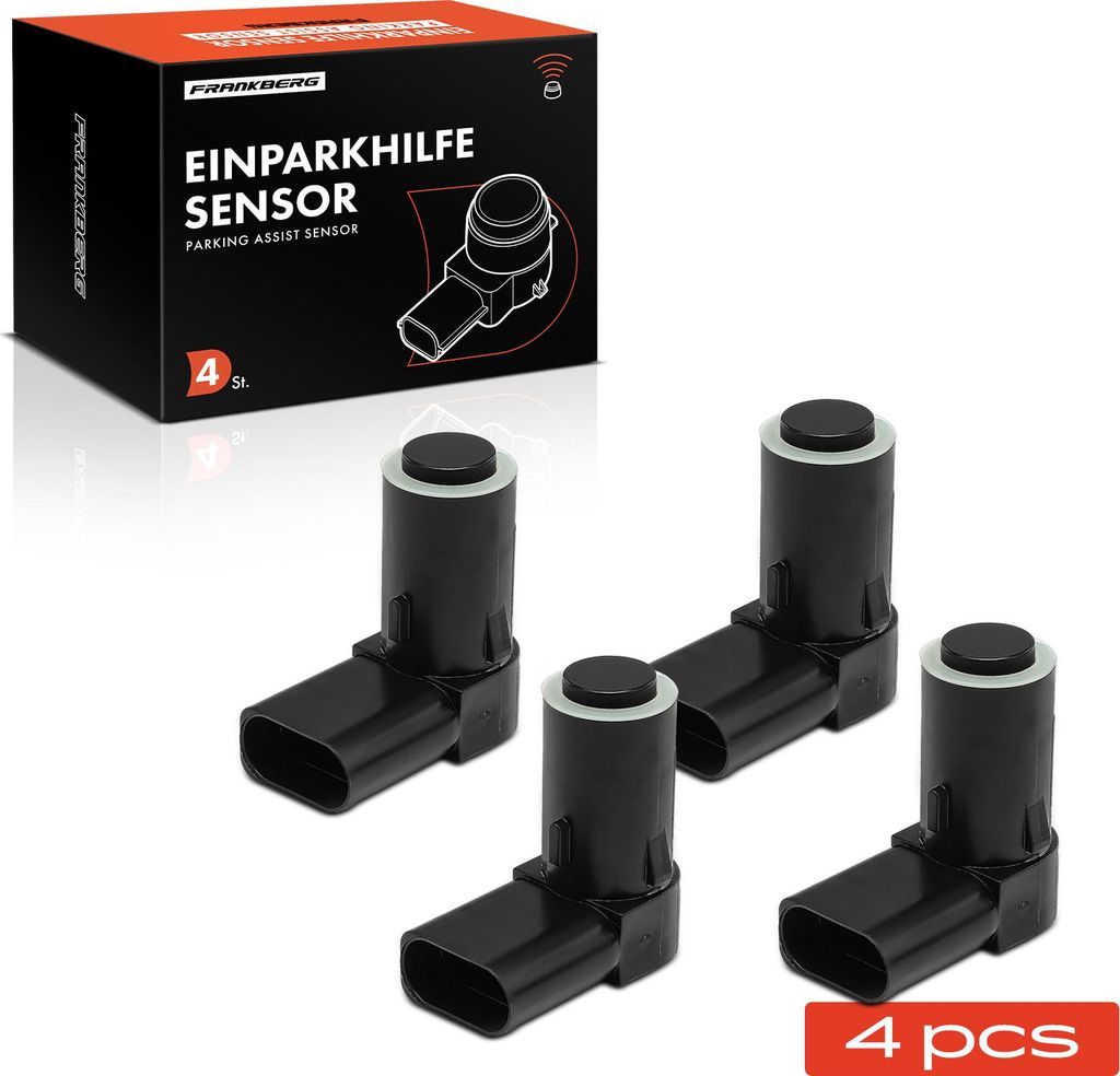 Frankberg 4x Parksensor PDC Sensor Hinten für Skoda Superb I 3U4 1.8L 1.9 2.0L 2.5L 2.8L