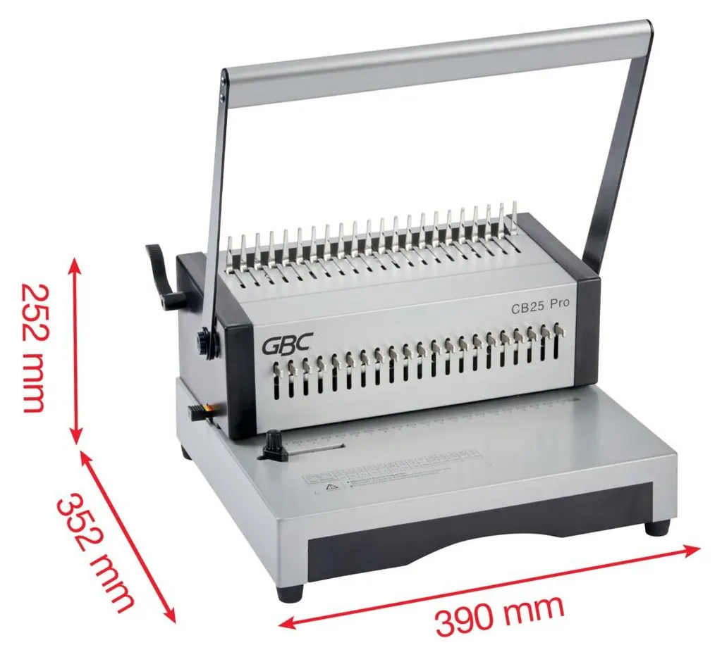 Machine à Relier GBC CombBind CB25Pro pour Anneaux Plastiques A4