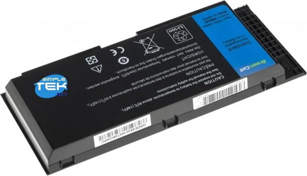 Batterie PC Portable Cellule Verte FV993 compatible Dell Precision - 8