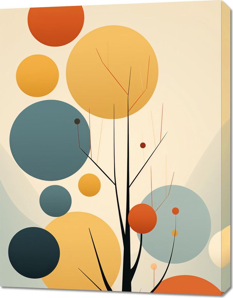 Bild 70x90cm Harmonie der Herbstfarben