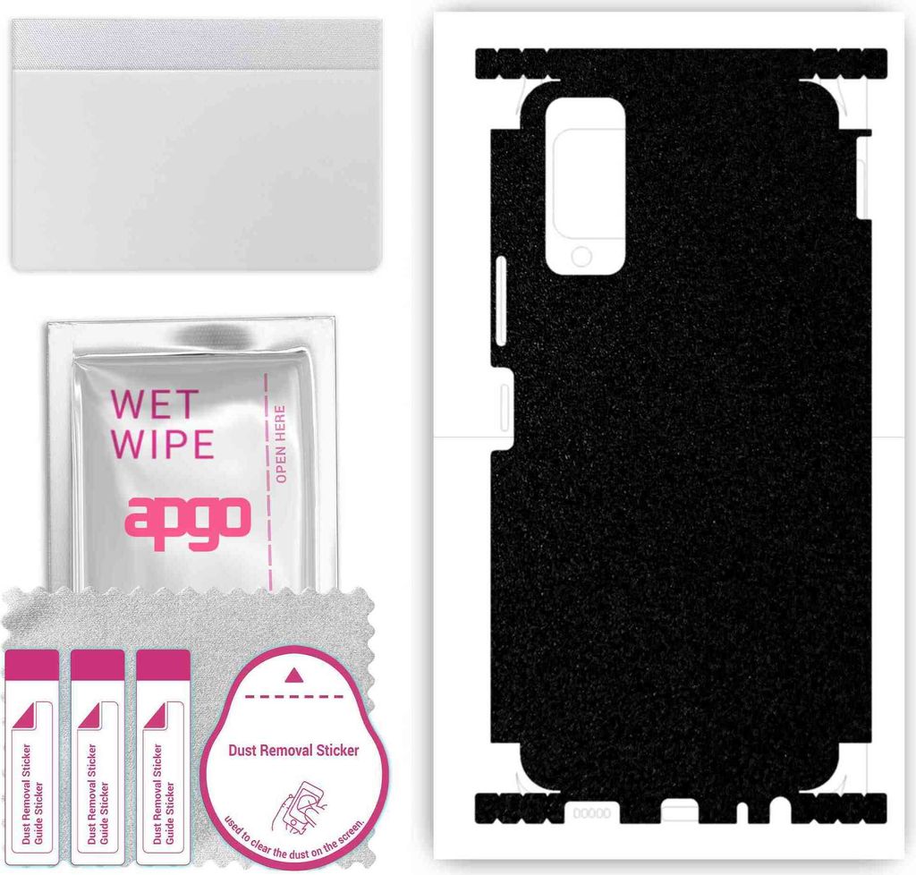 apgo Rückseite + Seiten Schutzfolie, Skin, kompatibel mit Vivo iQOO U1x, Hinten Displayschutzfolie aus Vinylfolie, kratzfest, einfache Montage - M...