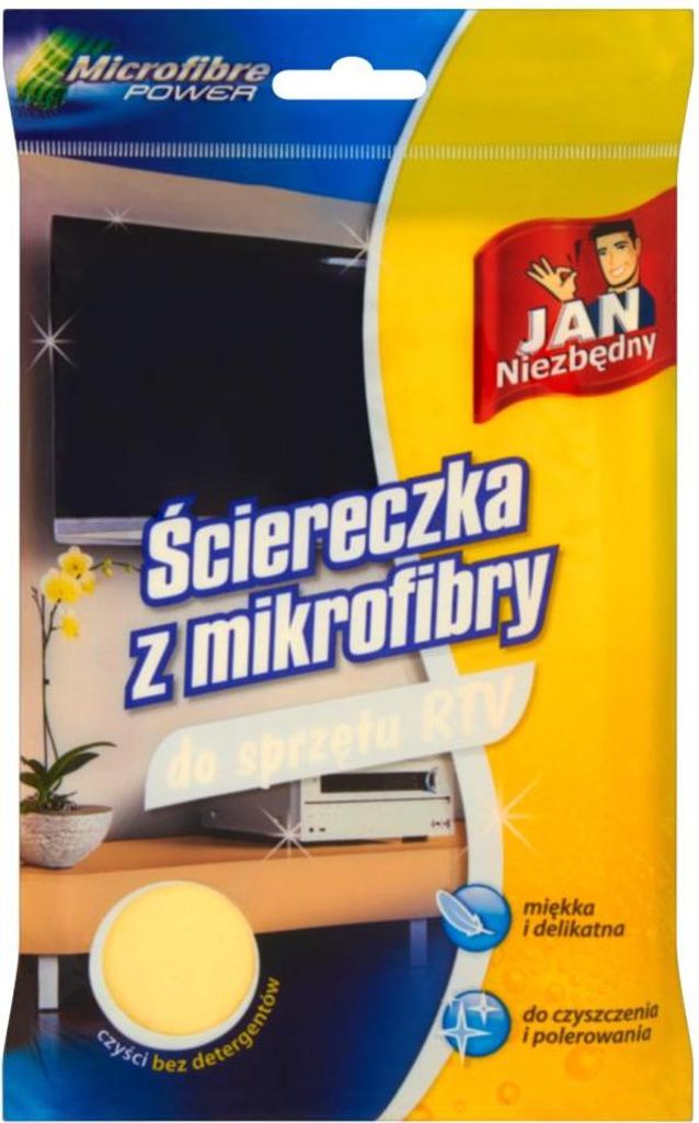 Ściereczka Z Mikrofibry Jan Niezbędny Do Sprzętu Rtv 36 X Zdjęcie produktu 