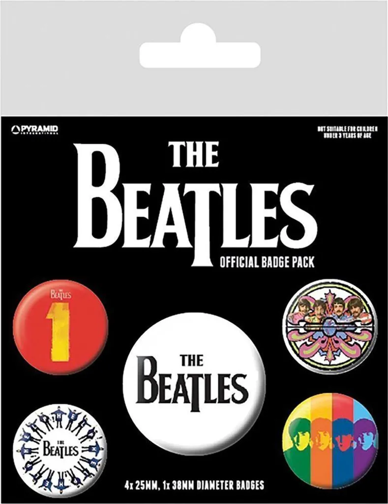 Spille Beatles Pack 5 Metallo BS3392 | Storia della Musica da Indossare